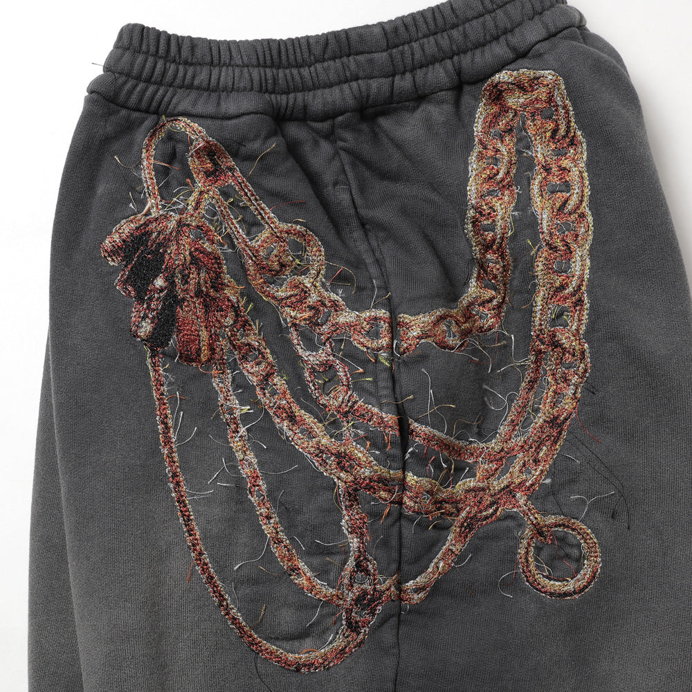 doublet(ダブレット)TROMPE L'OEIL EMBROIDERYSWEATPANTS (26AW07PT383