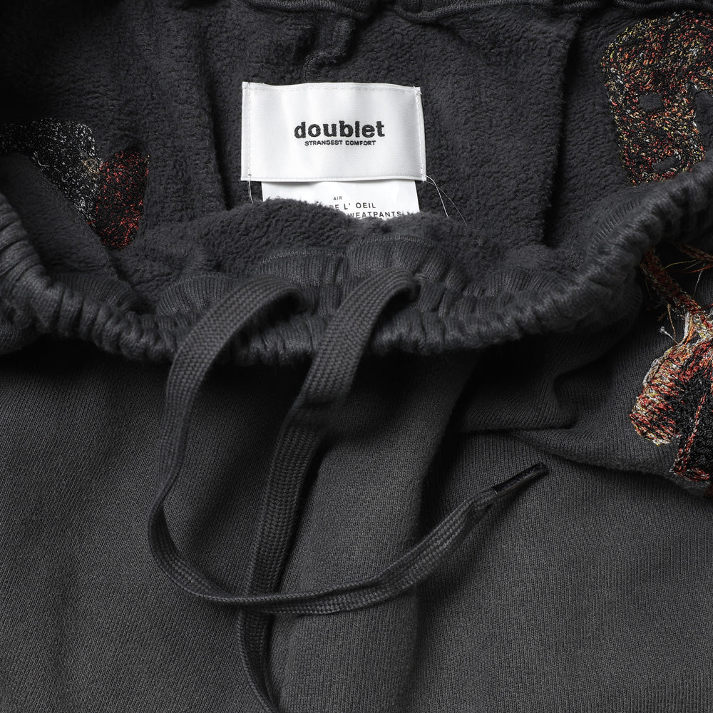 TROMPE L’OEIL EMBROIDERYSWEATPANTS