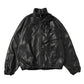 BASKETBALL SHOE POCKET LEATHER JACKET