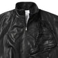 BASKETBALL SHOE POCKET LEATHER JACKET
