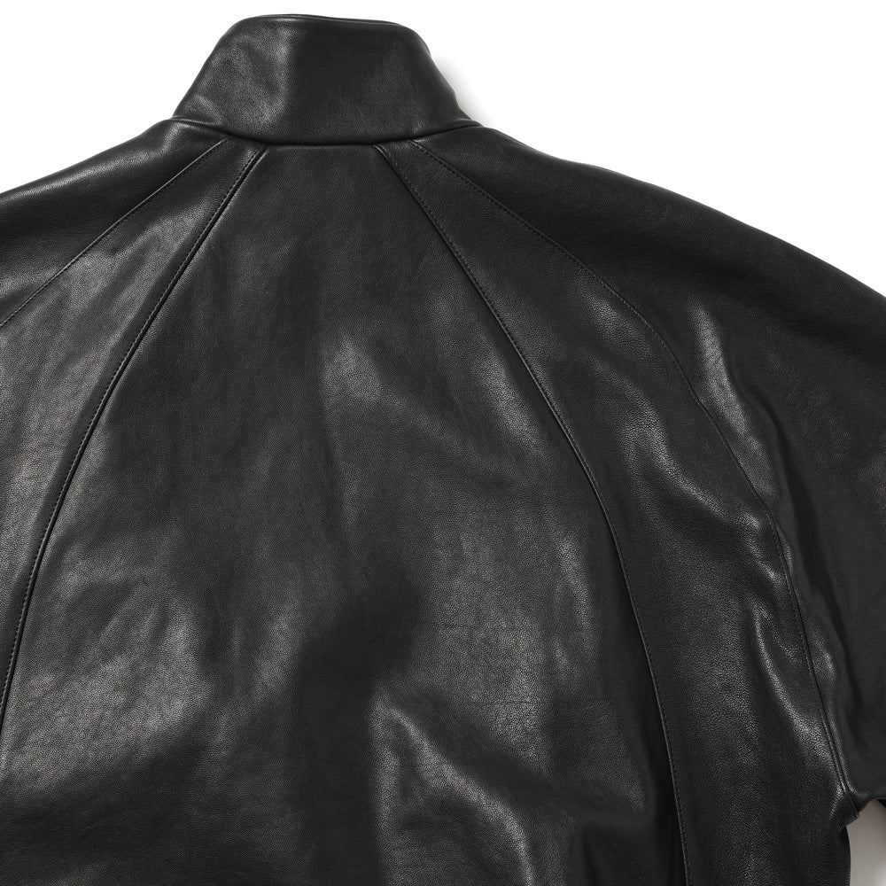 BASKETBALL SHOE POCKET LEATHER JACKET