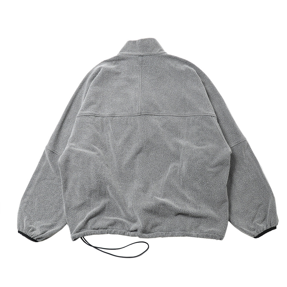 AIR YARN HALF ZIP FLEECE PULLOVER