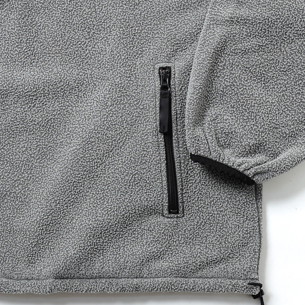 AIR YARN HALF ZIP FLEECE PULLOVER