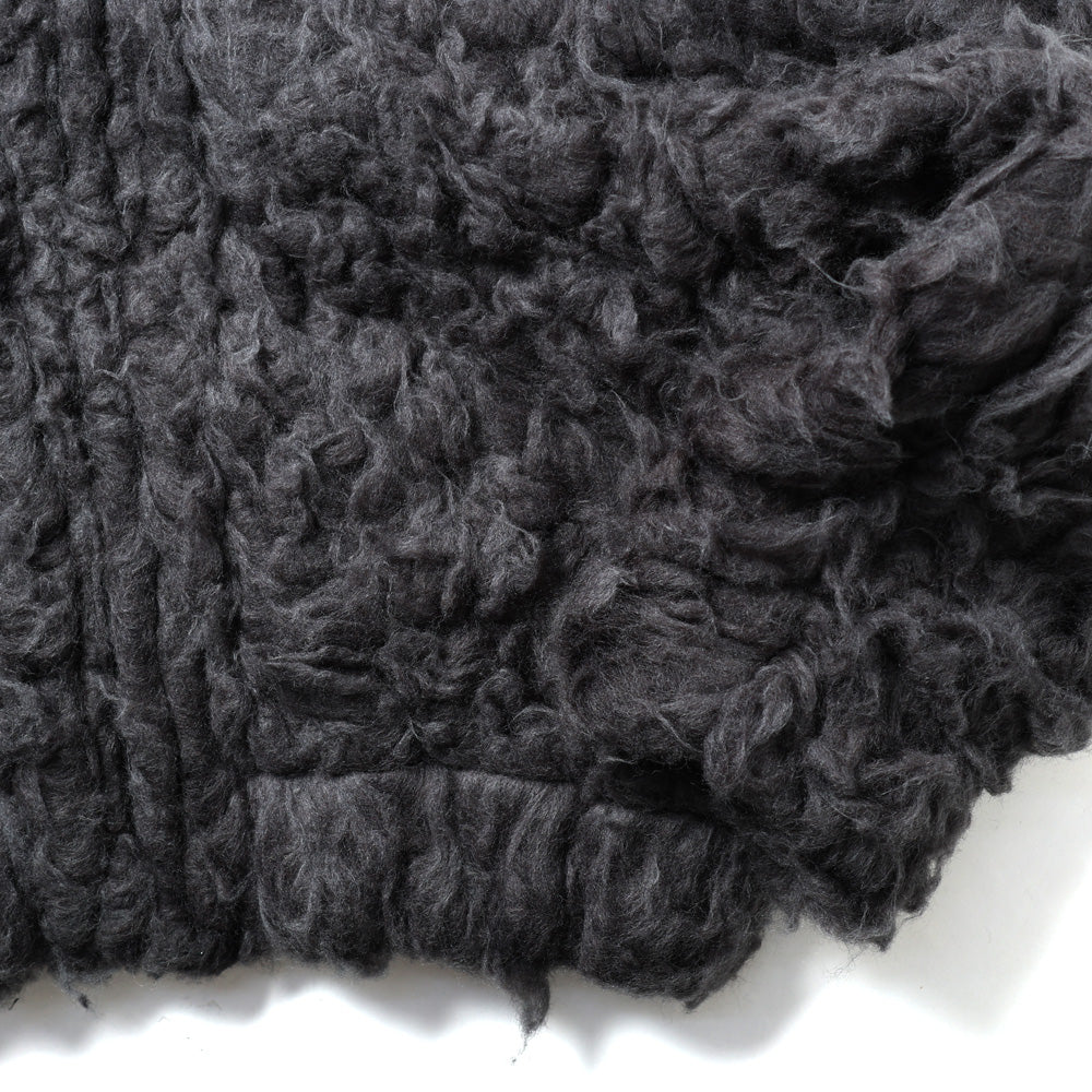 SMOKE FUR BOMBER JACKET