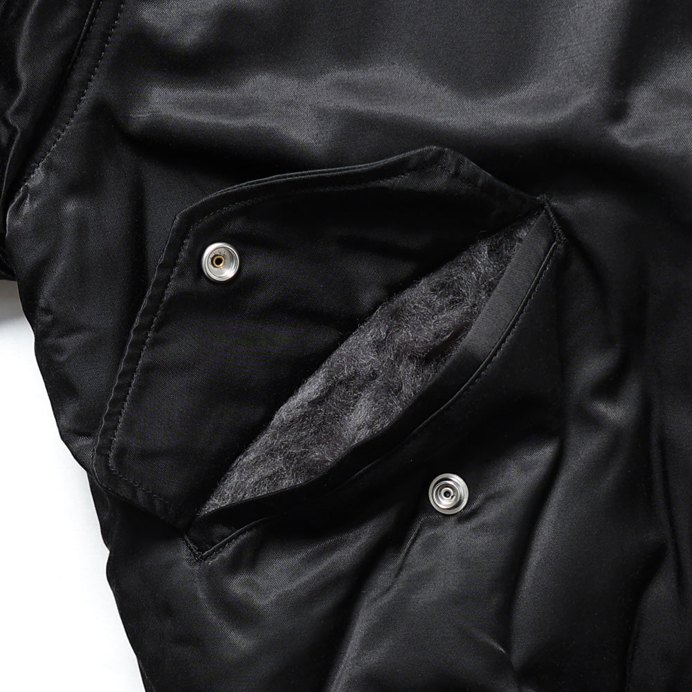 SMOKE FUR BOMBER JACKET