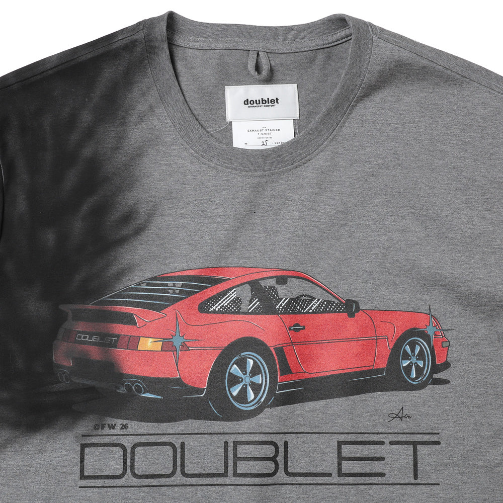 EXHAUST STAINED T-SHIRT