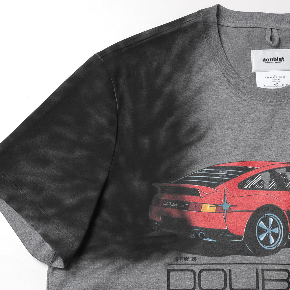 EXHAUST STAINED T-SHIRT