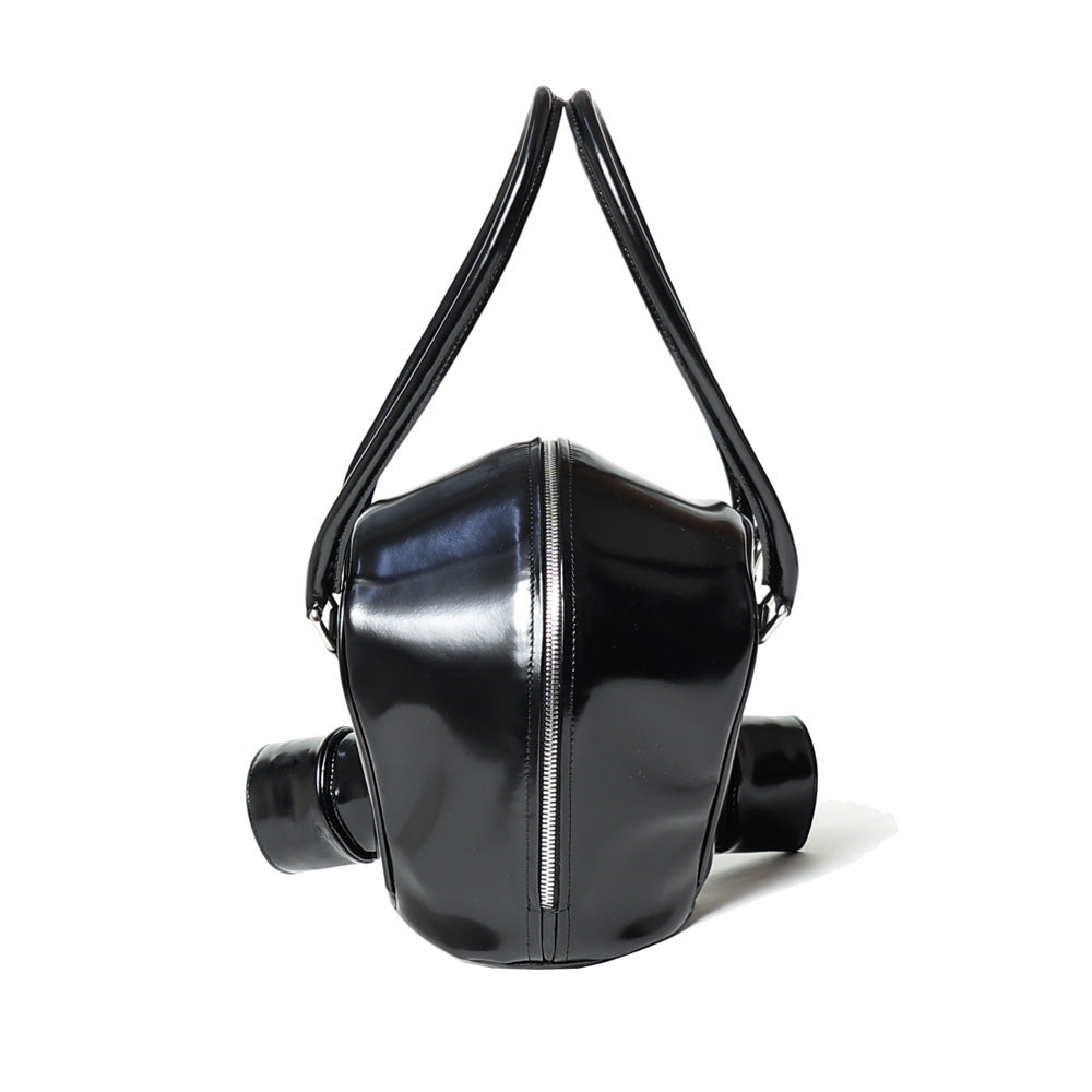 GAS MASK LEATHER HANDBAG