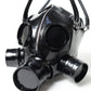 GAS MASK LEATHER HANDBAG