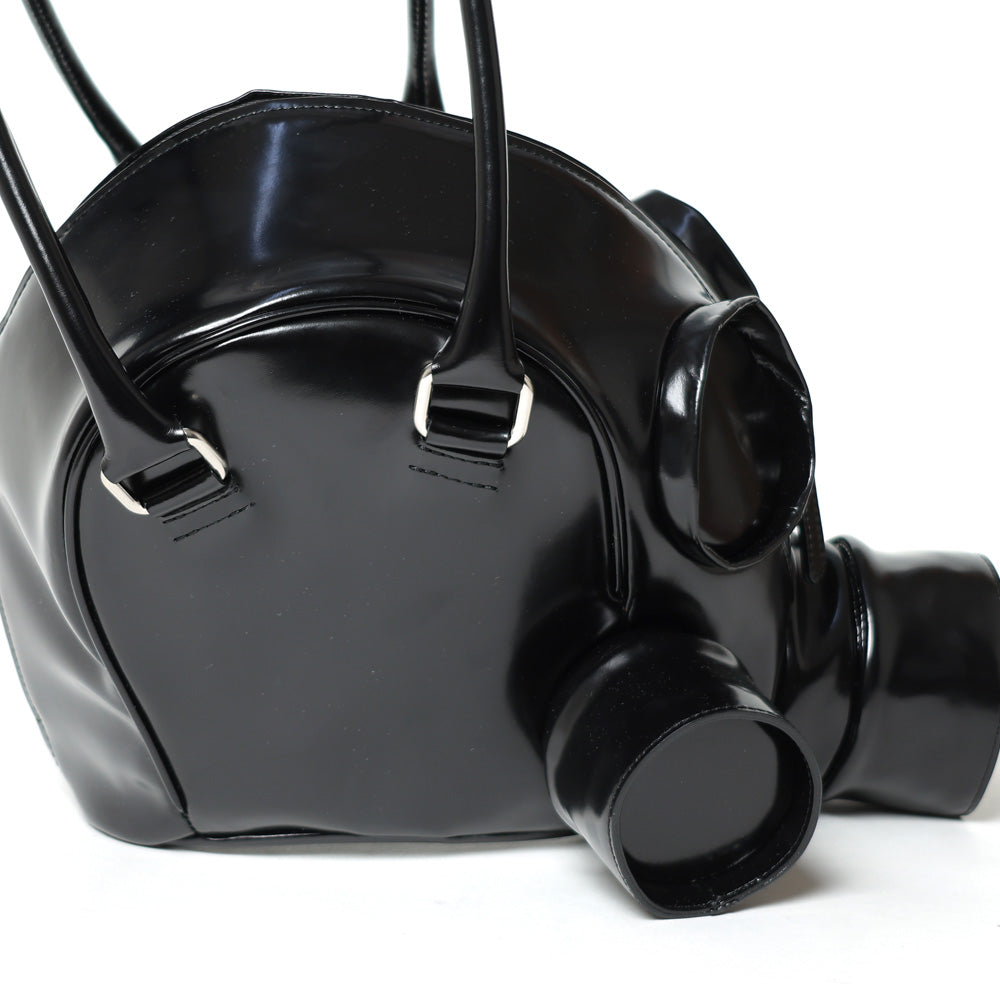 GAS MASK LEATHER HANDBAG