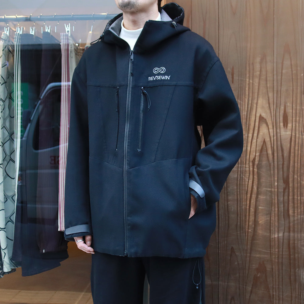 REVERSIBLE SEWING MOUNTAIN PARKA