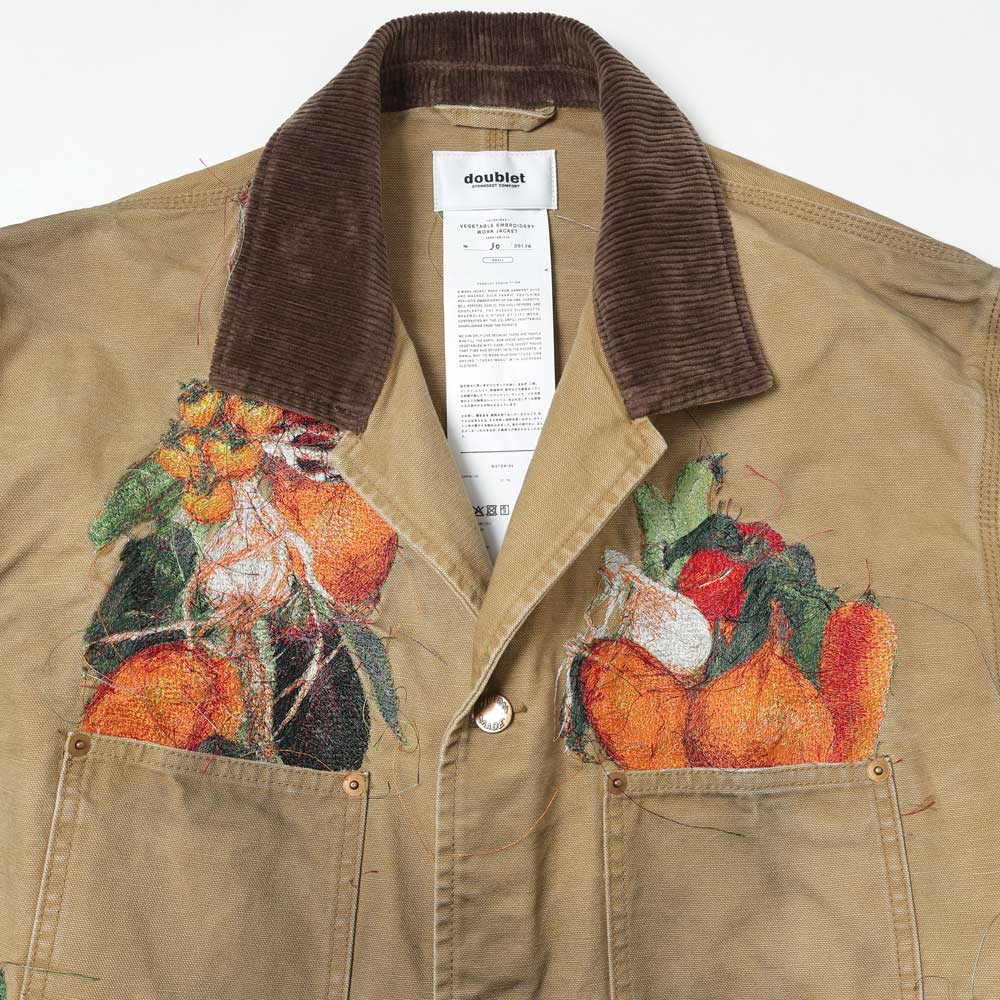doublet(ダブレット)VEGETABLE EMBROIDERY WORK JACKET (26SS19BL249