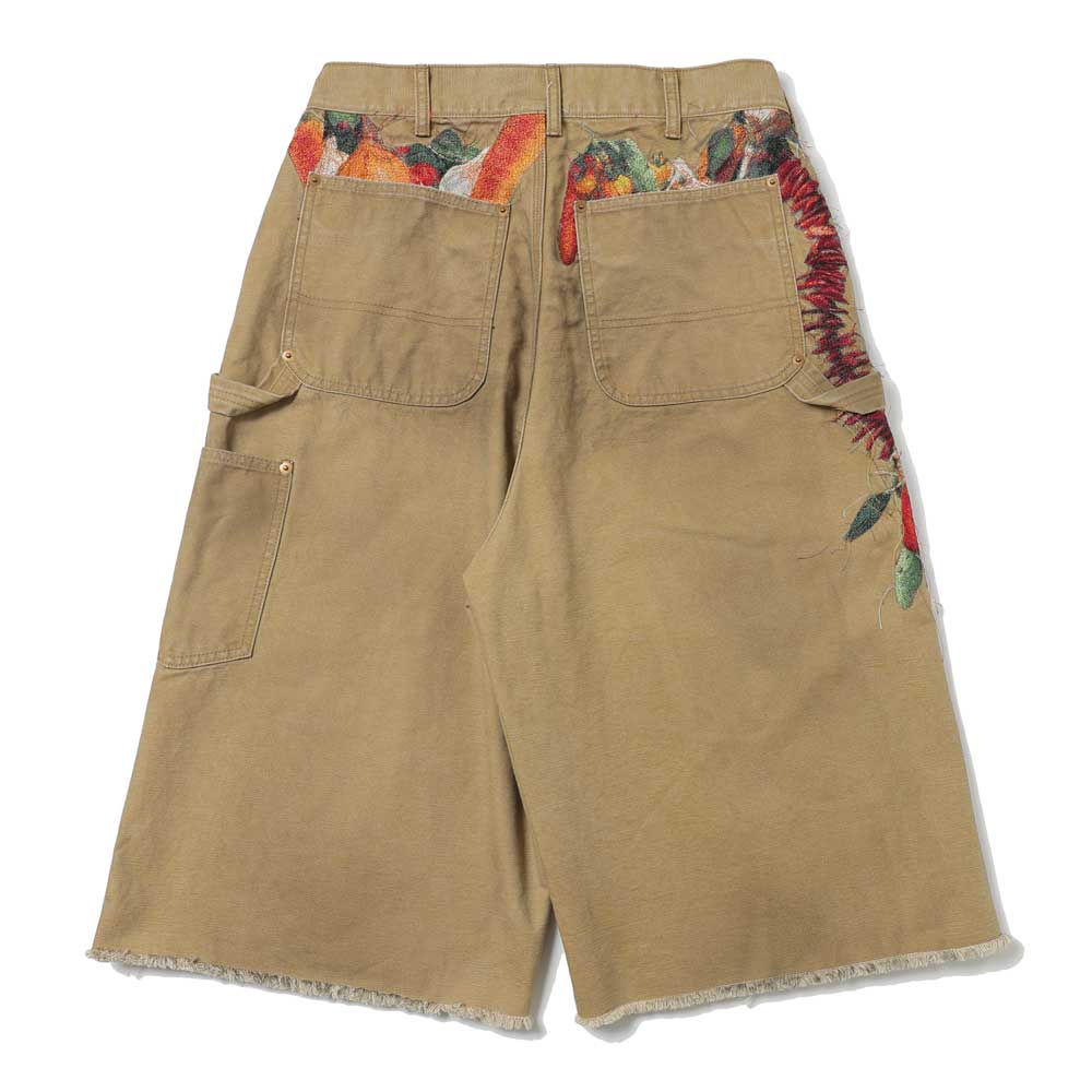 doublet(ダブレット)VEGETABLE EMBROIDERY CUT-OFF PANTS (26SS19PT350