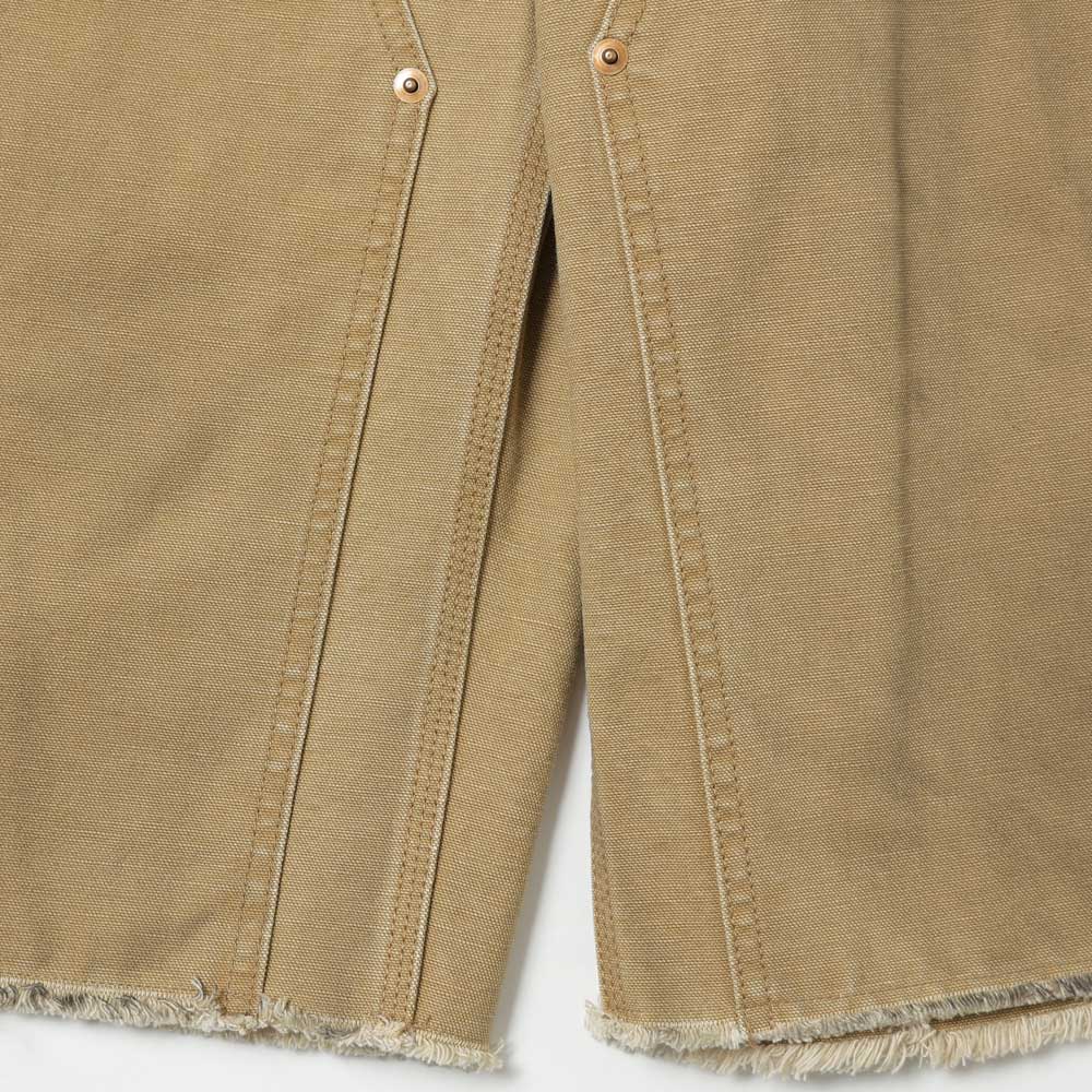 VEGETABLE EMBROIDERY CUT-OFF PANTS