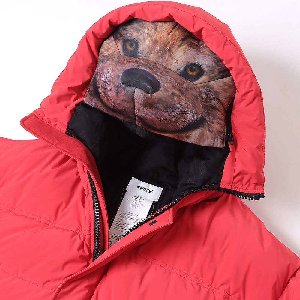 ANIMAL TRIM PUFFER JACKET