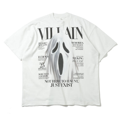 VILLAIN COVER PRINT T-SHIRT