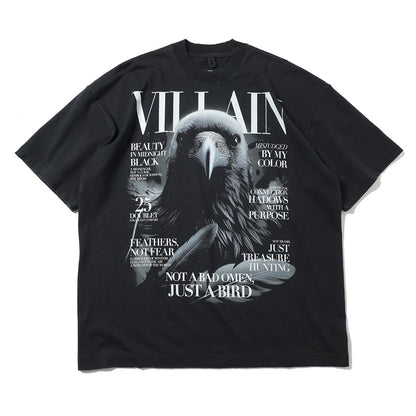 VILLAIN COVER PRINT T-SHIRT