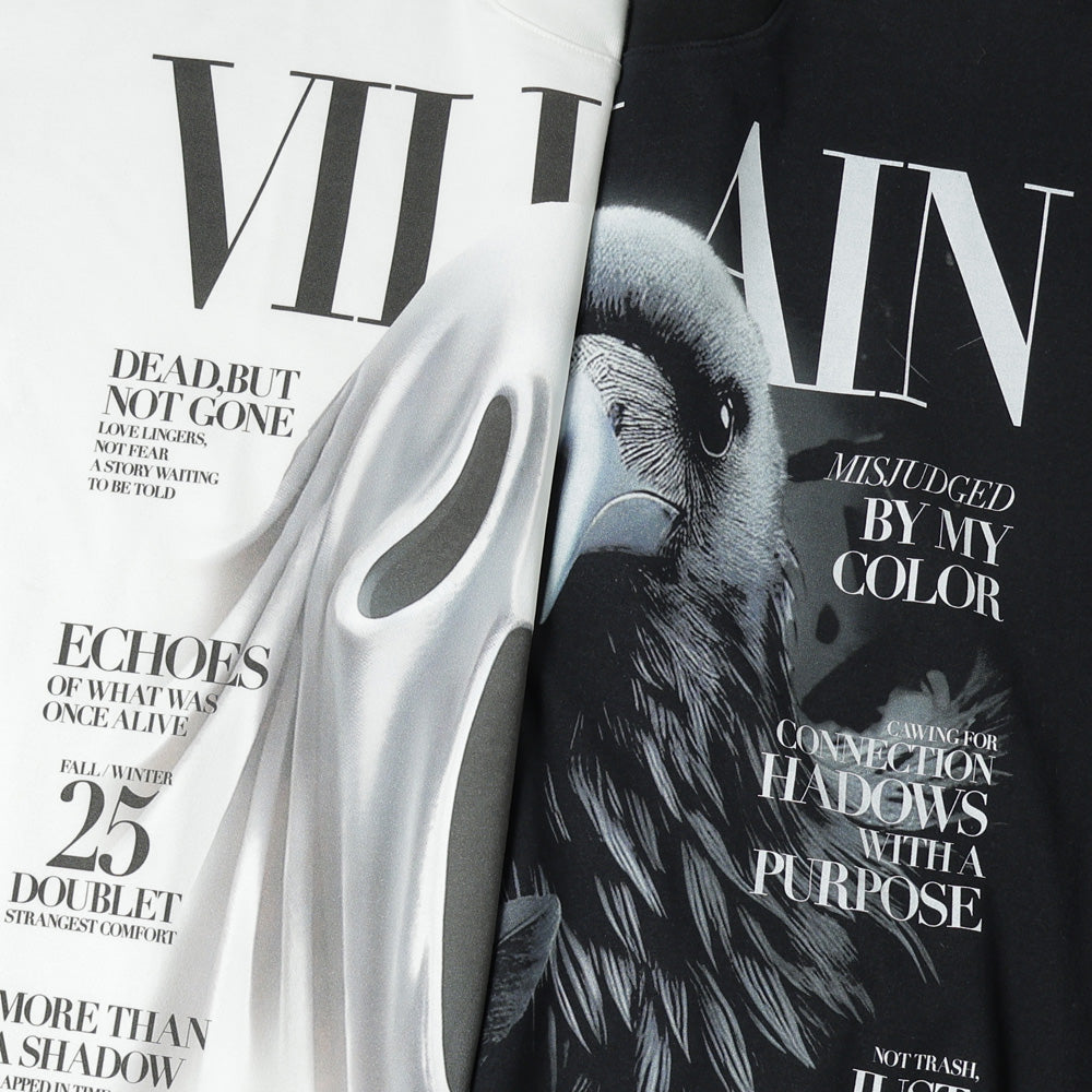 VILLAIN COVER PRINT T-SHIRT