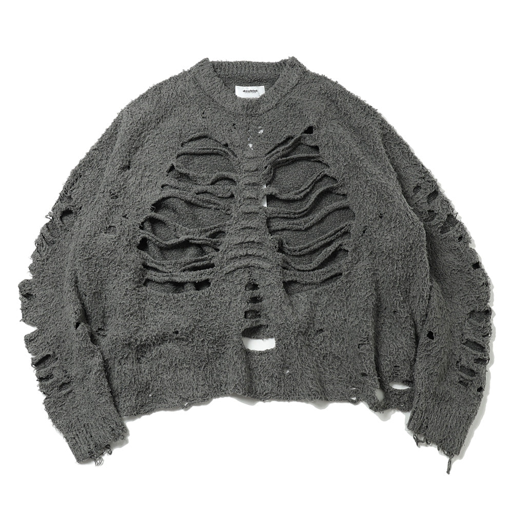 RIBCAGE KNIT PULLOVER