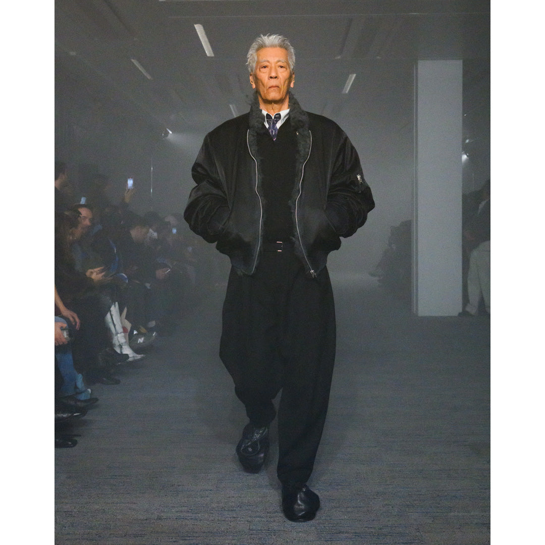 SMOKE FUR BOMBER JACKET