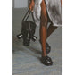 GAS MASK LEATHER HANDBAG
