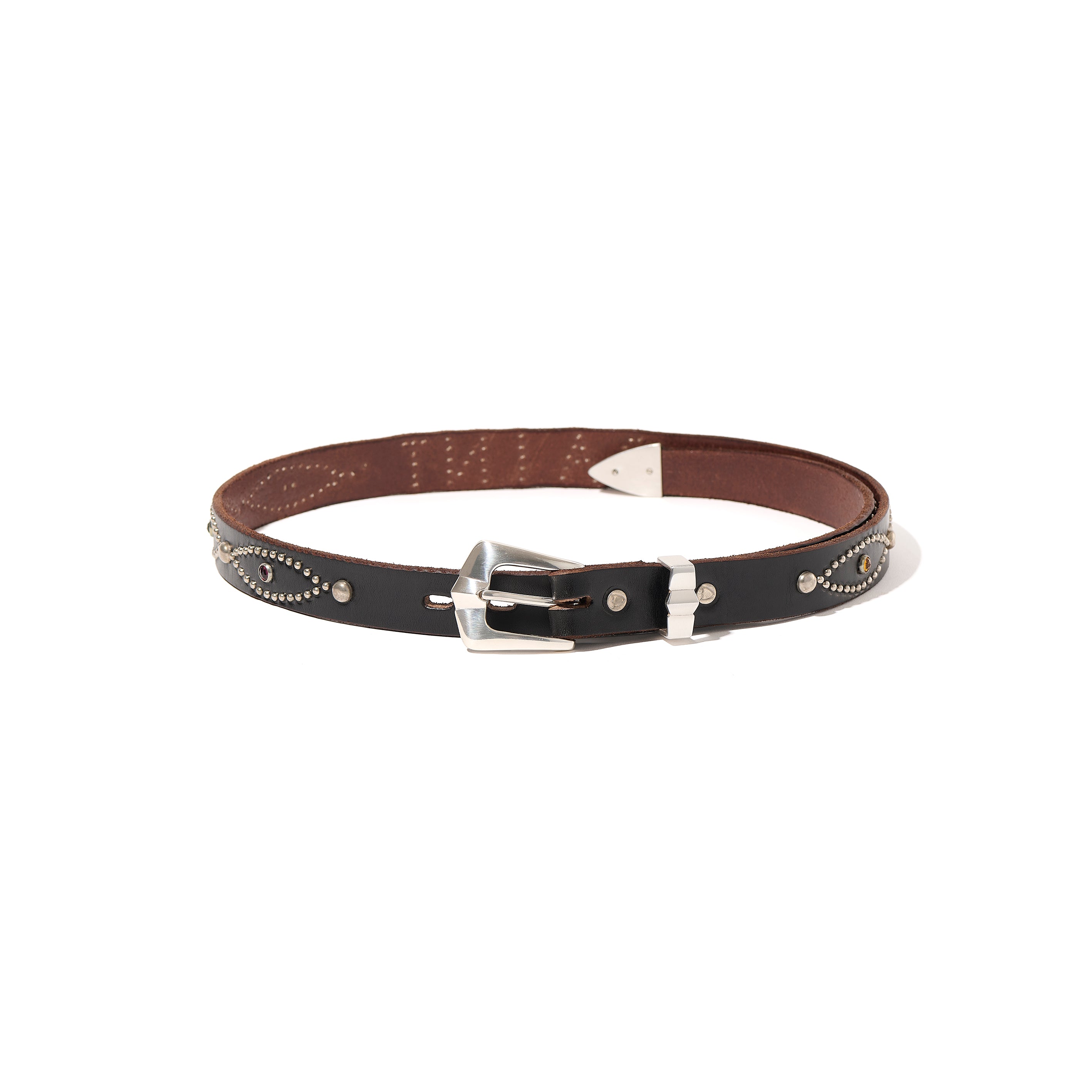 アンティーク！超希少！！ストップ SAINT Mxxxxxx) HTC_BELT NARROW_RAINBOW STONE (SM-MK8-0000-C66
