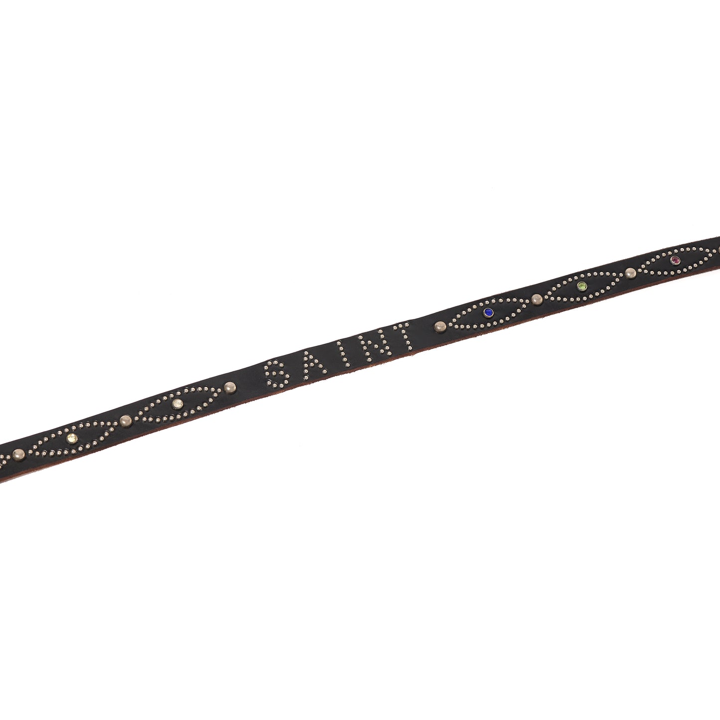 HTC_BELT NARROW_RAINBOW STONE