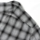 SHADOW CHECK OPEN COLLAR SHIRT