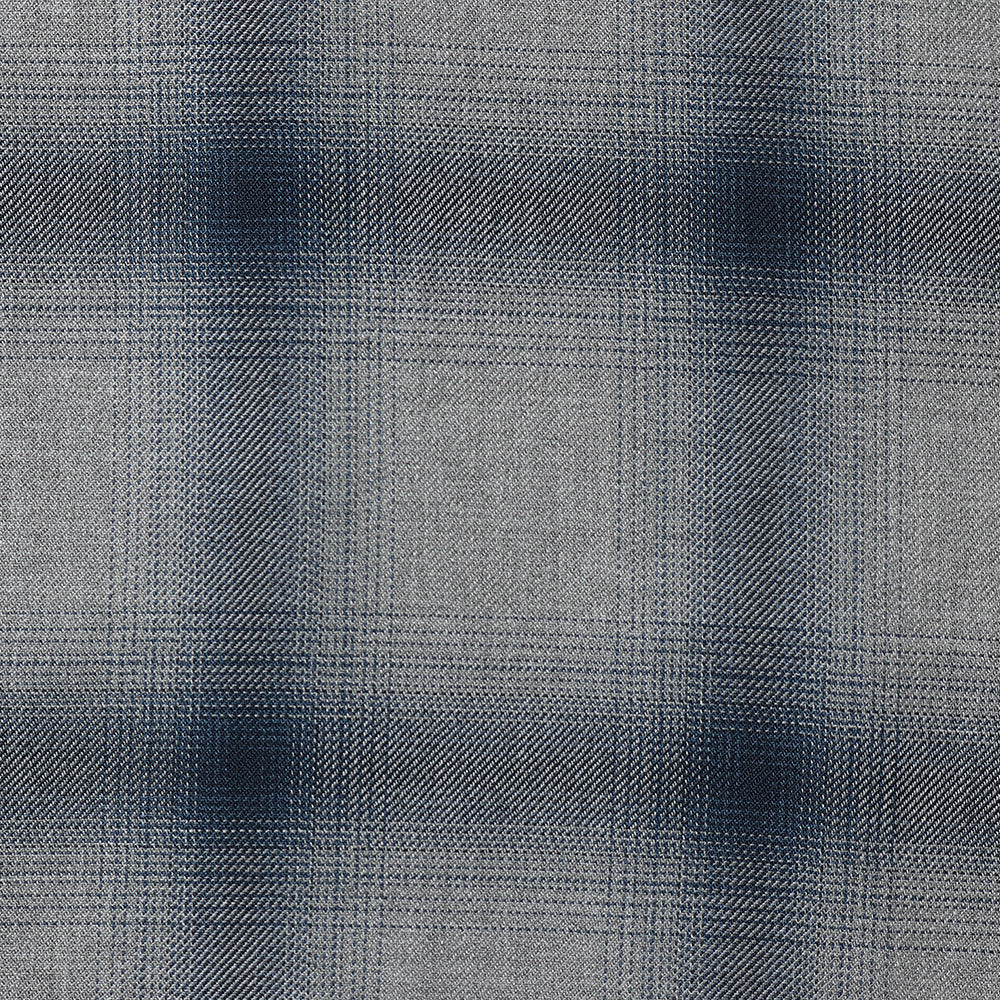 SHADOW CHECK OPEN COLLAR SHIRT