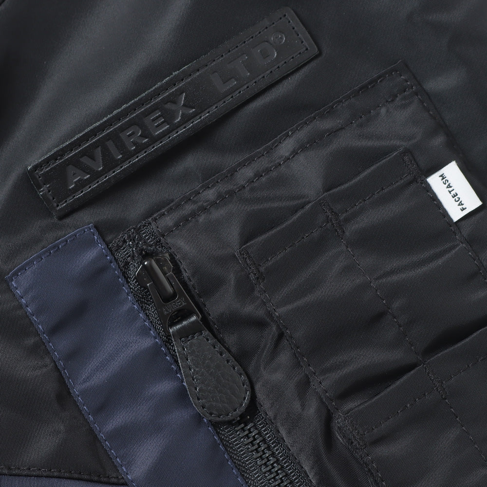 FACETASM x AVIREX PATCHED MA-1 JACKET