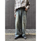 FRESH MAN DENIM WIDE PANTS PAINT