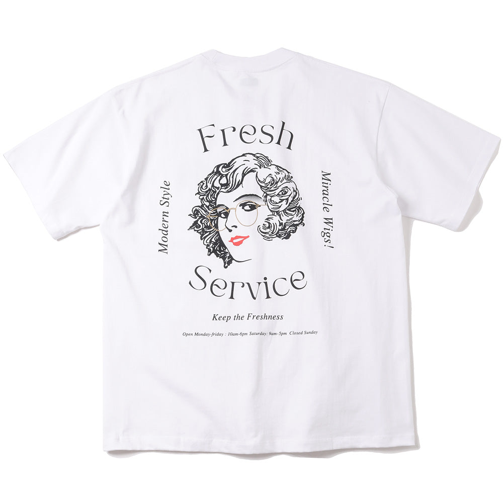 CORPORATE PRINTED S/S TEE “Miracle Wigs”
