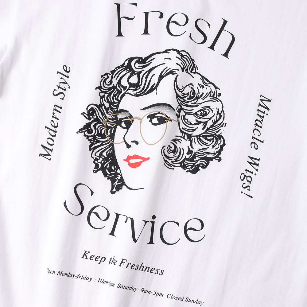 CORPORATE PRINTED S/S TEE “Miracle Wigs”