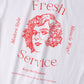 CORPORATE PRINTED S/S TEE “Miracle Wigs”