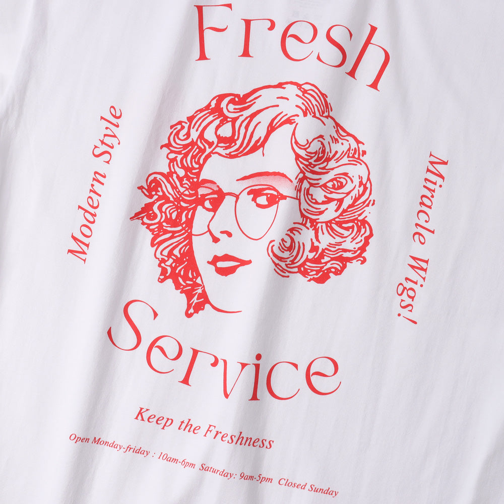 CORPORATE PRINTED S/S TEE “Miracle Wigs”