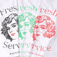 CORPORATE PRINTED S/S TEE “Miracle Wigs”