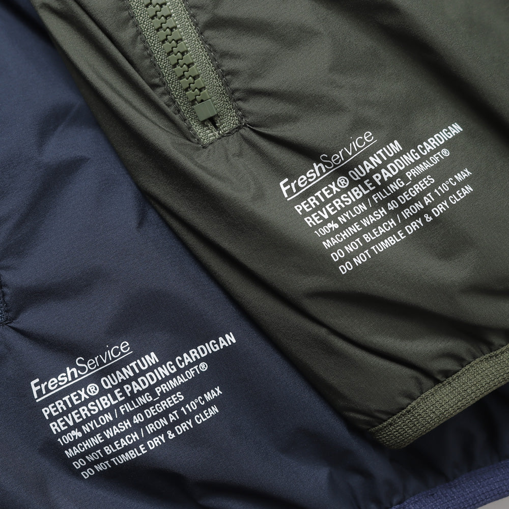 FreshService) PERTEX_ QUANTUM REVERSIBLE PADDING CARDIGAN