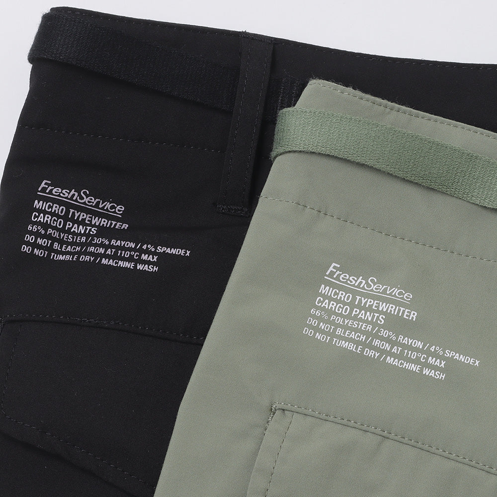 MICRO TYPEWRITER CARGO PANTS
