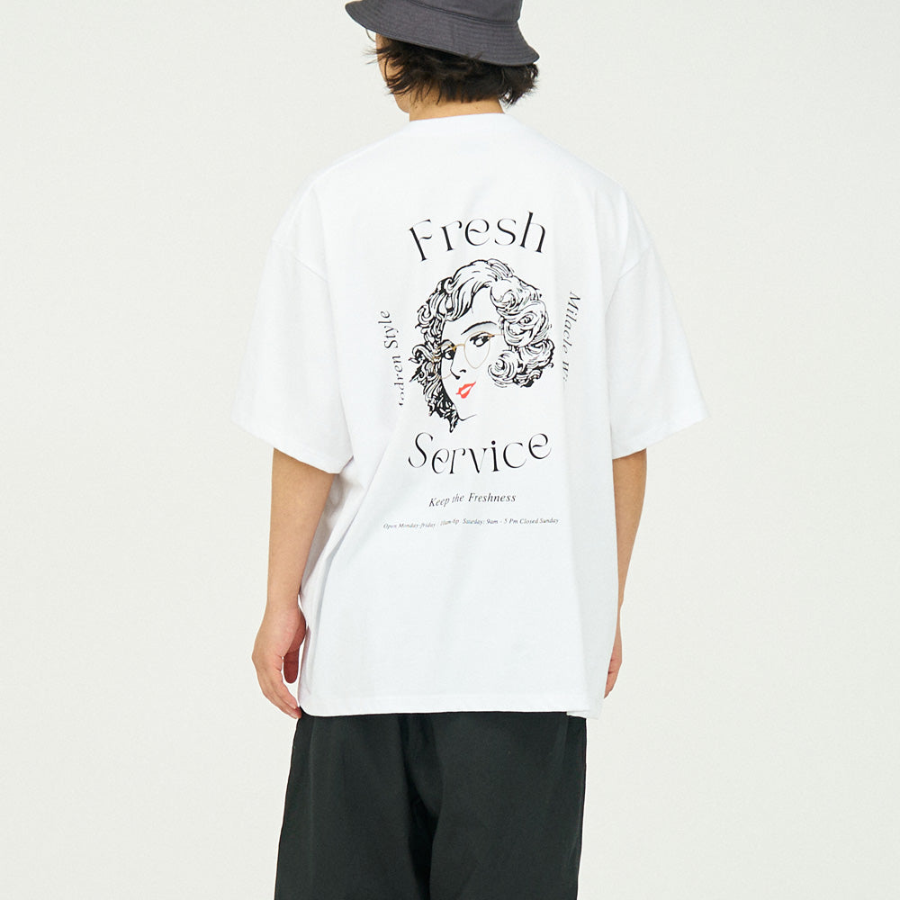 CORPORATE PRINTED S/S TEE “Miracle Wigs”