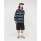 MULTI BORDER L/S TEE