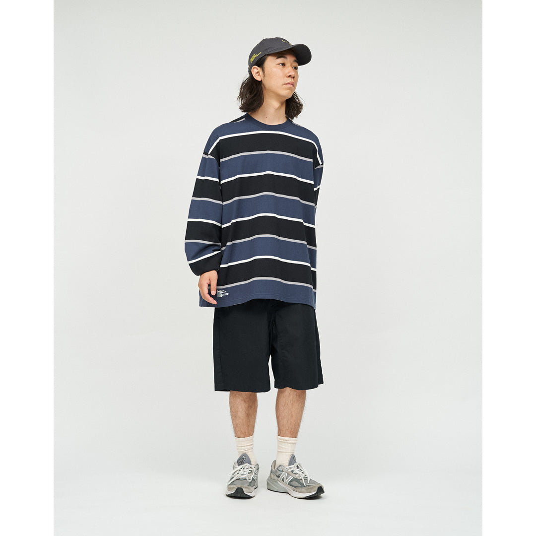 MULTI BORDER L/S TEE