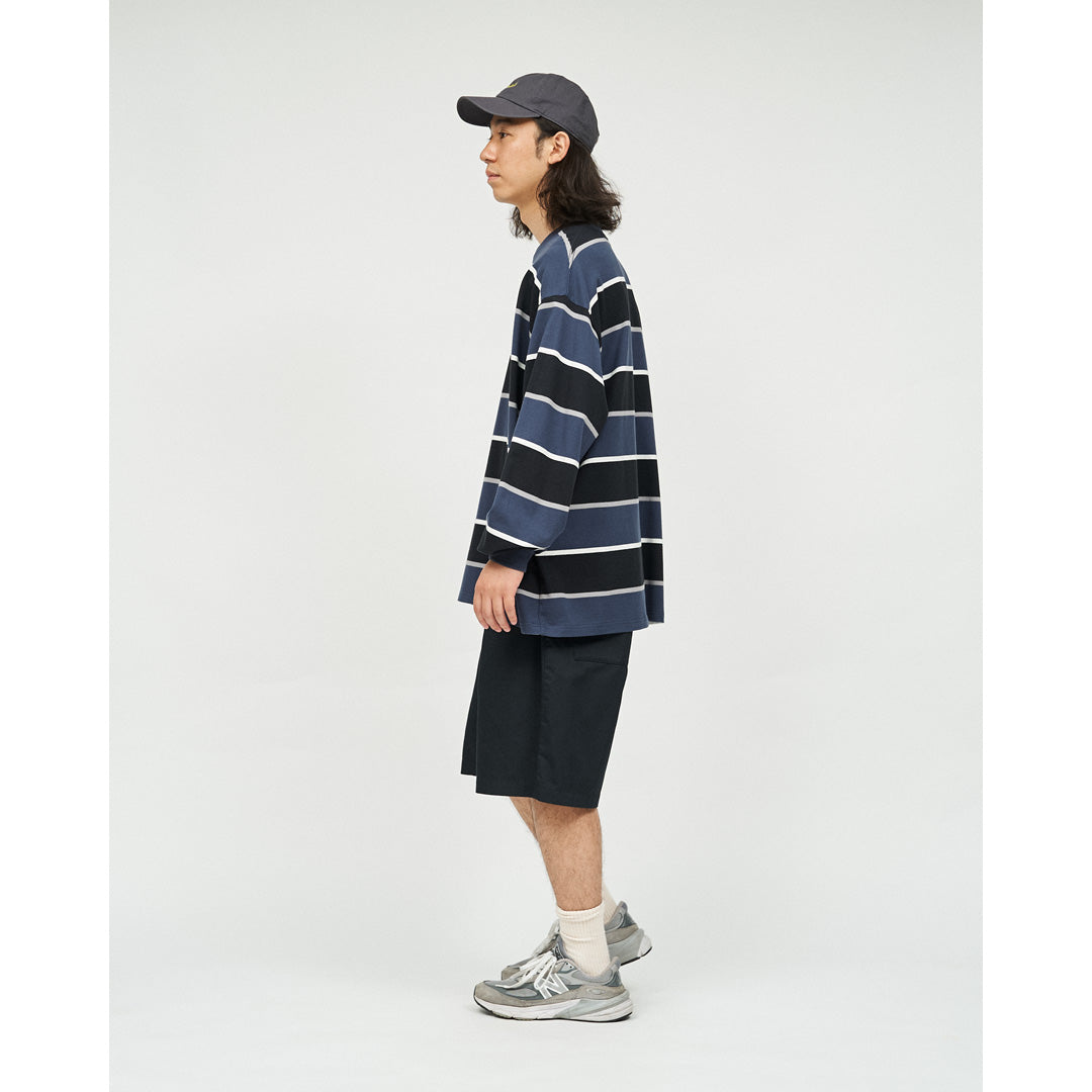 FreshService) MULTI BORDER L/S TEE (FSC253-70133) | FreshService