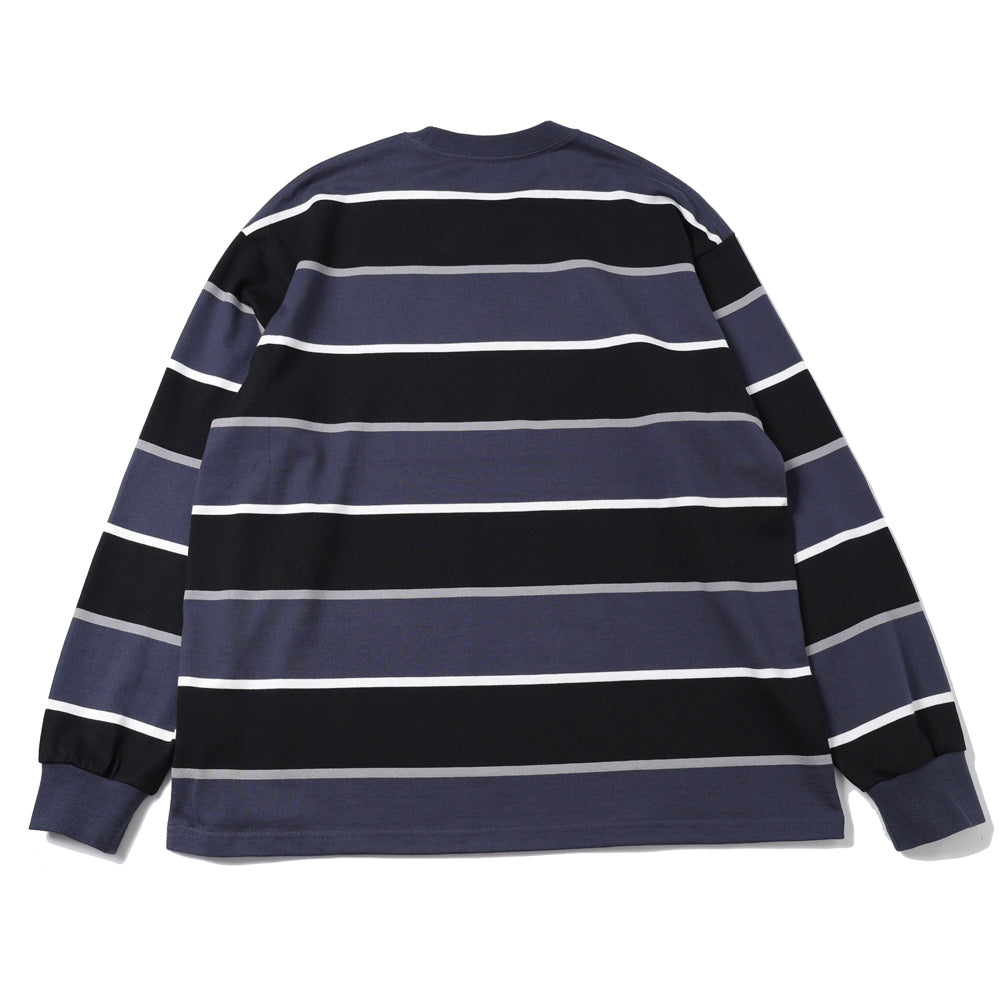 FreshService) MULTI BORDER L/S TEE (FSC253-70133