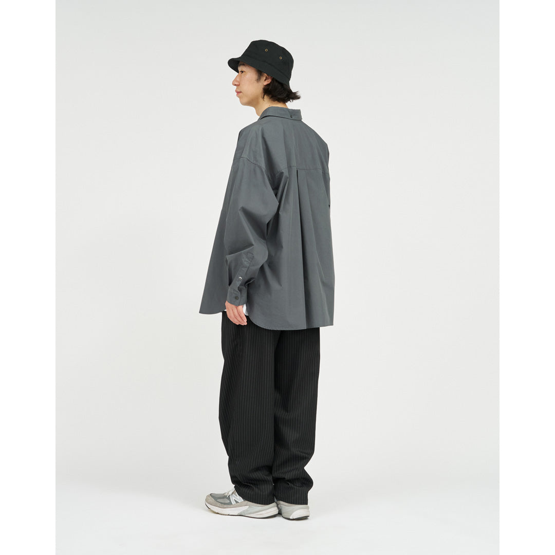 【ブラック（01）】Typewriter L/S Shirt SOLOTEX® TYPEWRITER UTILITY L/S B.D SHIRT
