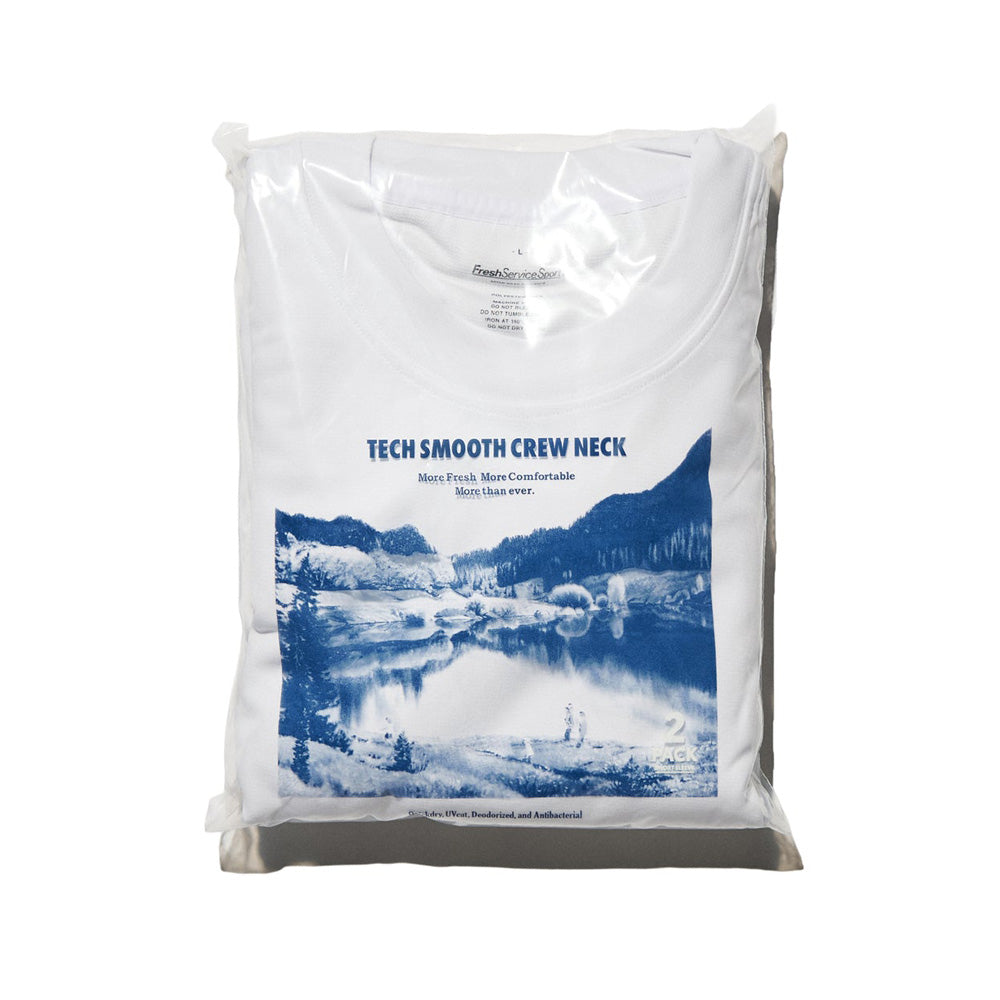 2-PACK TECH SMOOTH S/S CREW NECK