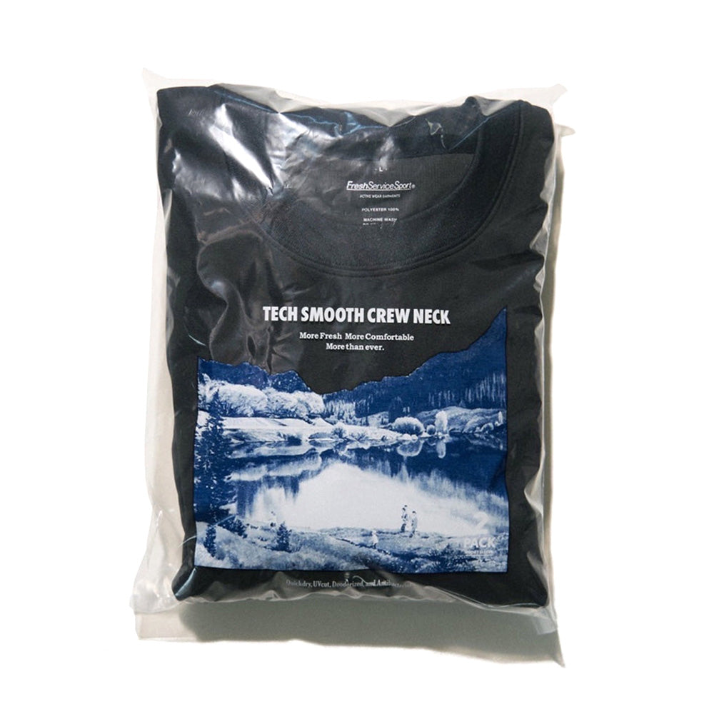 2-PACK TECH SMOOTH S/S CREW NECK