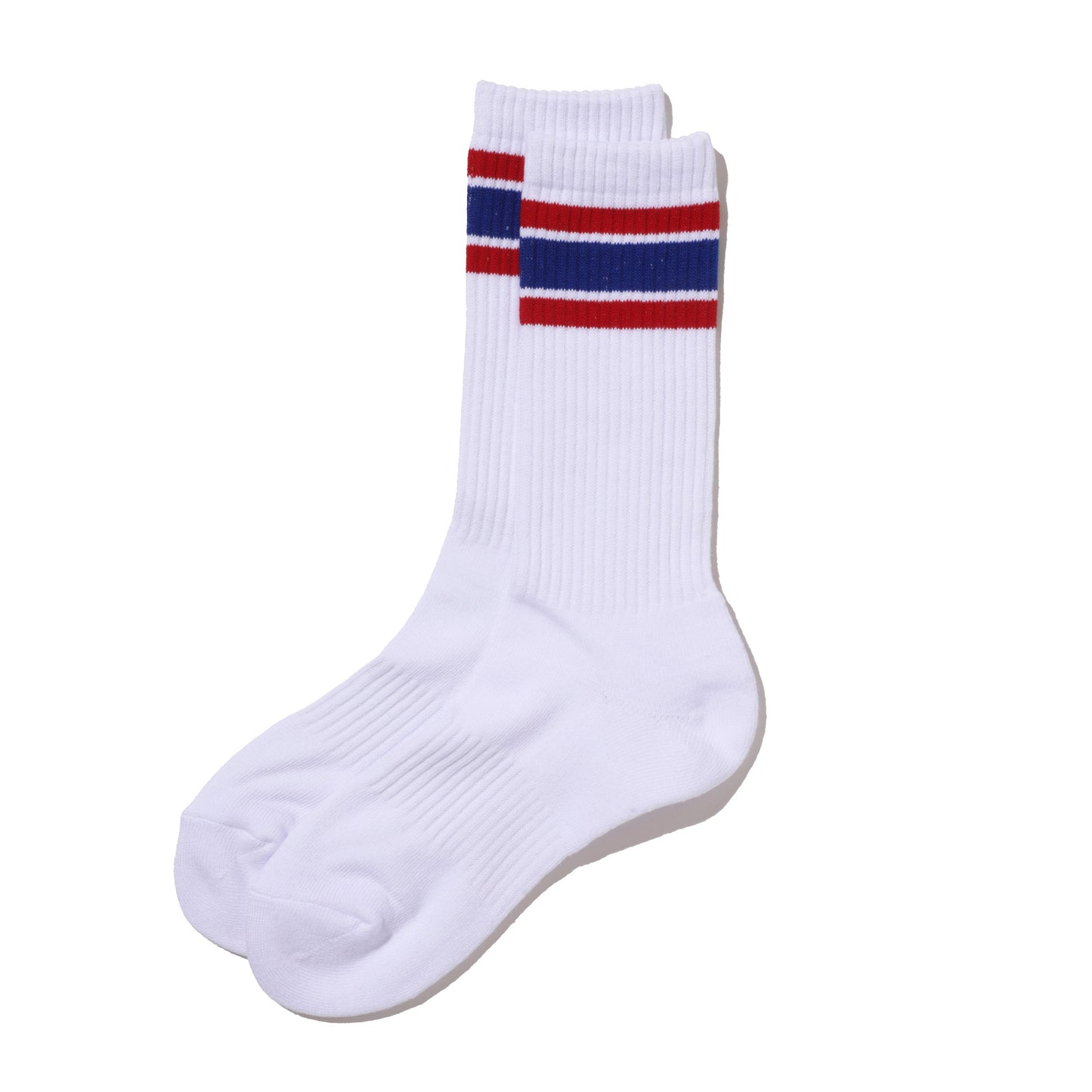 2-PACK MULTI STRIPE CREW SOCKS