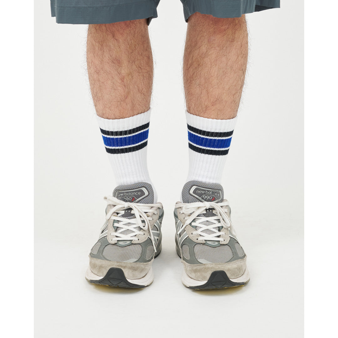 2-PACK MULTI STRIPE CREW SOCKS