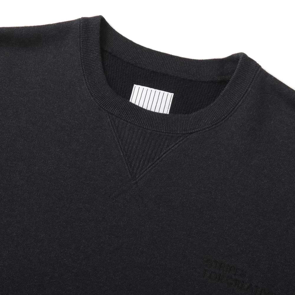 SFC CREW SWEAT(BLACK MELANGE)
