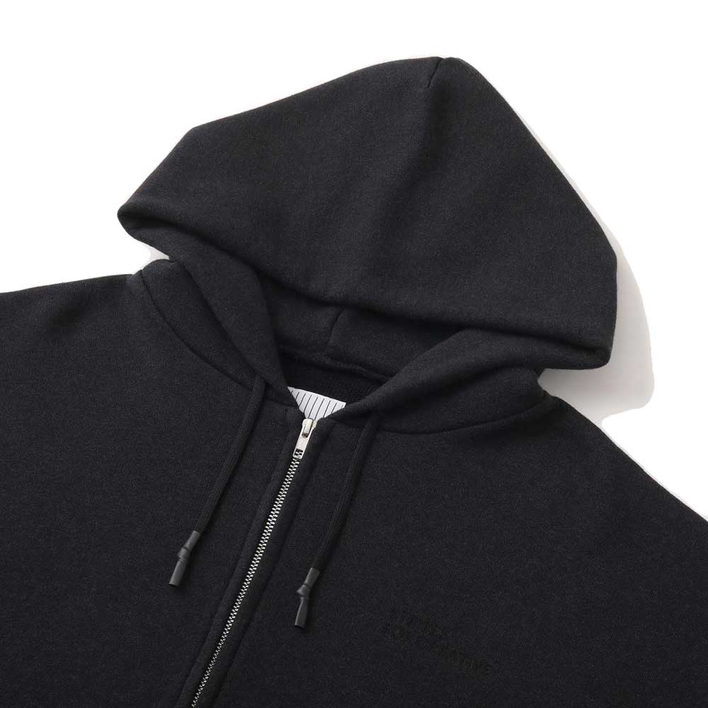 SFC FULL ZIP HOODY(BLACK MELANGE)